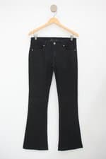 Calça de sarja Costume feminina preta