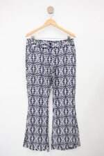 Calça de tecido Costume feminina estampada