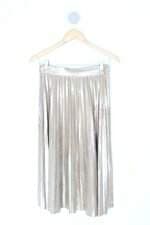 Saia zara feminina bege