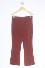 Calça de tecido feminina vermelha