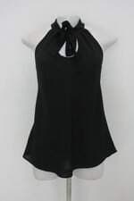 Blusa feminina preta com Pregas