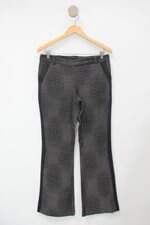 Calça flare bobstore feminina preta com Viés