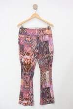 Calça flare bobstore feminina estampada