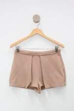 Shorts le lis blanc feminino bege com Sobreposição