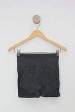 Bermuda Esportiva feminina cinza com Cós com elástico