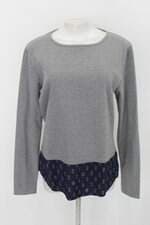 Blusa Renner feminina cinza com Sobreposto