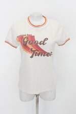 Camiseta Rocket feminina bege