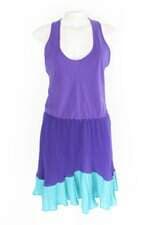 Vestido Renner feminino estampado com Sobreposição e Plissado