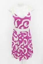 Vestido spezzato feminino rosa estampada