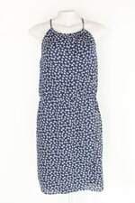 Vestido feminino azul estampado