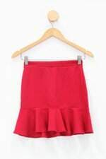 Saia chamelle feminina vermelha