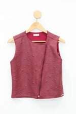 Colete Infantil carinhoso vermelho