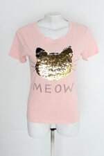 Blusa carmemodas feminina rosa com Hotfix e Paetê