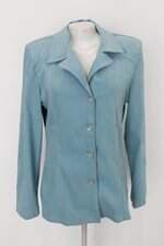 Blazer Soprano feminino azul com Ombreira
