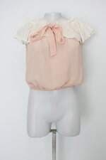 Blusa vov feminina rosa com Babado