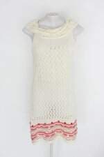 Vestido feminino branco com Transparência