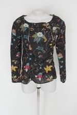 Blusa you com feminina estampada com Recortes