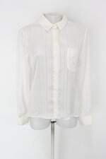 Camisa pink & co. feminina branco com Transparência