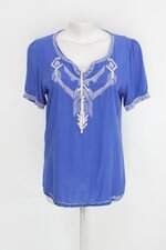 Blusa only show feminina azul
