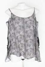 Blusa umiral feminina estampada com Renda