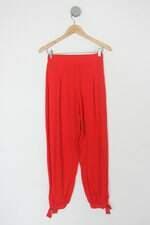 Calça de tecido lezalez feminina vermelha