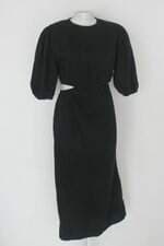 Vestido c&a feminino preto com Recortes
