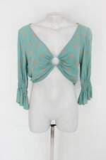 Top Cropped Renner feminina verde