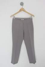 Calça de tecido soprano feminina cinza