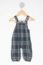 Jardineira Infantil lanidor verde estampada