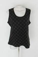 Blusa mamõ confecçoes feminina preta com Aplique