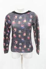 Blusa malha feminina estampada