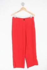 Calça de tecido pool feminina vermelho