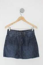 Saia Jeans c&a feminina azul