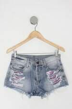 Shorts sawary feminino azul
