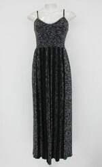 Vestido feminino estampado com Pregas e Meio forro