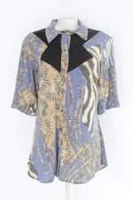 Camisa canellado feminina estampada