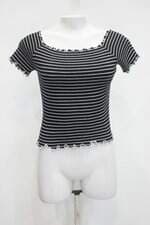 Blusa datura feminina preta listrada 