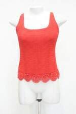 Regata tricot feminina vermelha