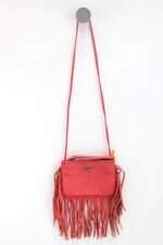 Bolsa Tiracolo smartbag feminina coral com franja