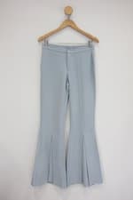 Calça de tecido talita kume feminina azul