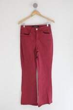 Calça de sarja people's feminina vinho