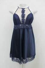 Camisola fruit de la passion feminina azul com Renda e Tule