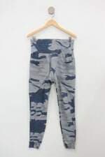 Calça le partout feminina azul estampada