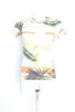 Blusa rosa mexicana feminina estampada