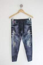 Calça Legging sue fower feminina estampada