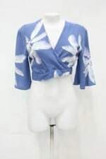 Blusa Cropped Blue Steel feminina estampada