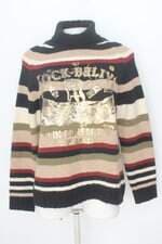 Blusa de tricot feminina estampada