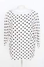 Blusa c&a cortelle feminino branco com bolinhas 