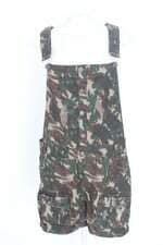 Jardineira fox boy feminina estampada