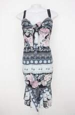Vestido bellina & co feminino estampado